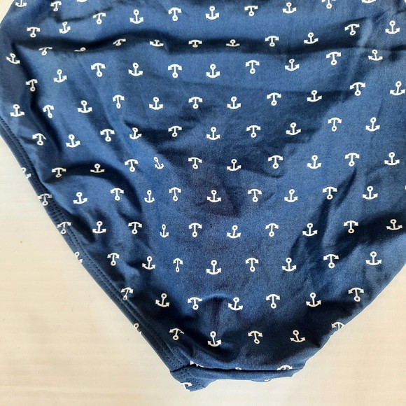 Niptuck Swim Womens One Piece Swimsuit Blue White Anchors Nautical Retro Size 6 - Picture 5 of 11